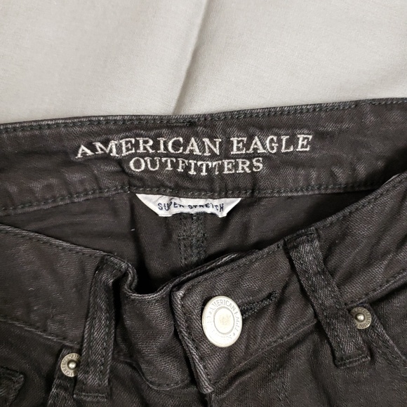 American Eagle Black Skinny Jeans - Picture 3 of 4